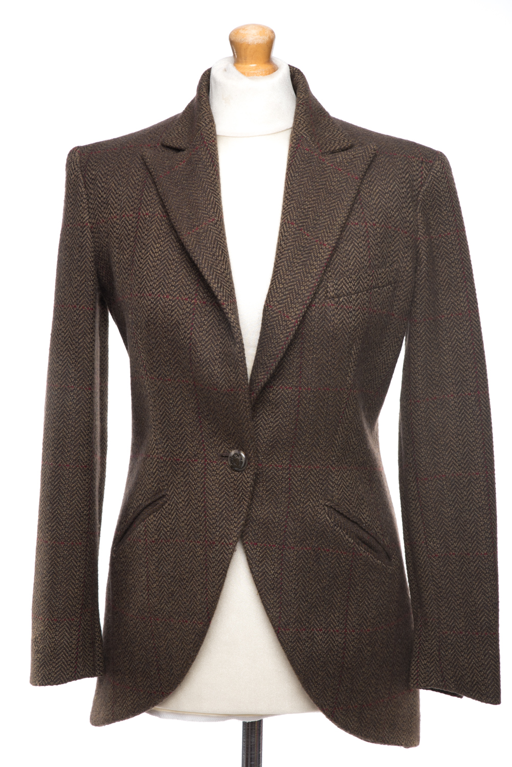 Żakiet tweedowy/frak Ralph Lauren wełniany 38 (M)