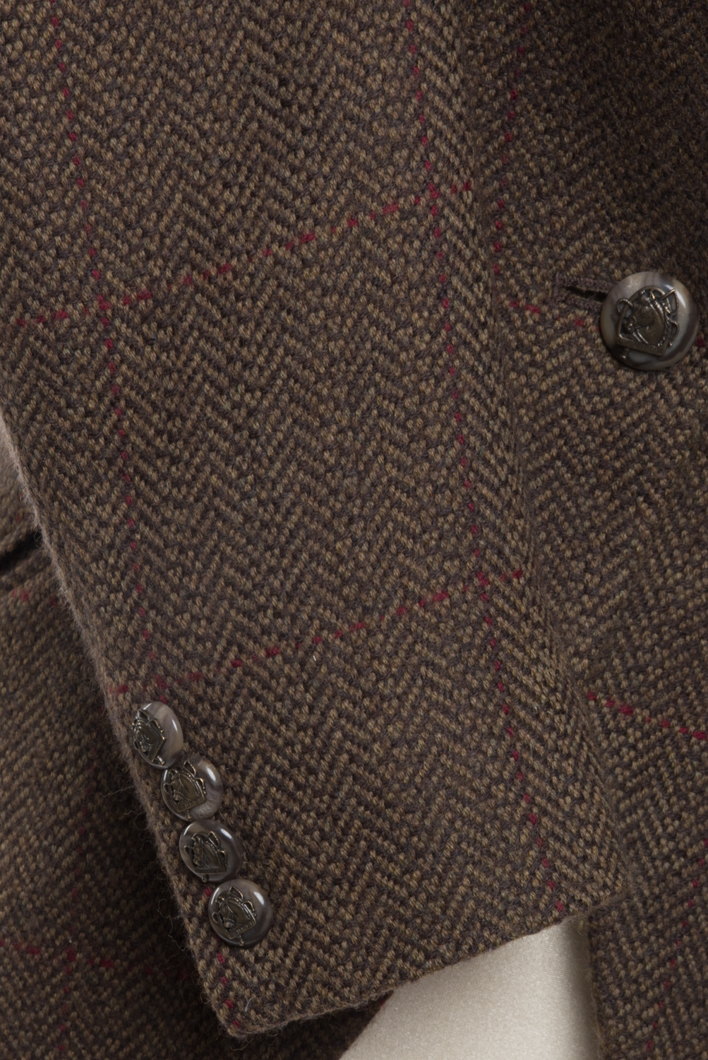 Żakiet tweedowy/frak Ralph Lauren wełniany 38 (M)