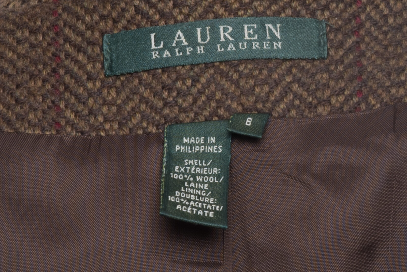 Żakiet tweedowy/frak Ralph Lauren wełniany 38 (M)