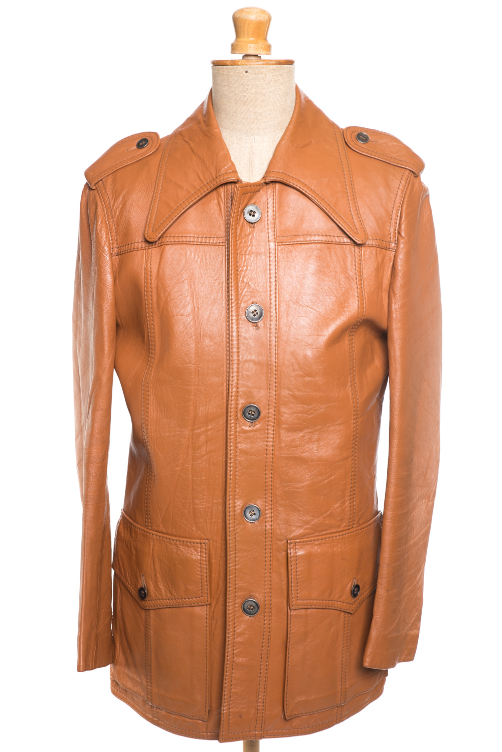 Kurtka skórzana vintage lata 70-te 48/50 (M/L)