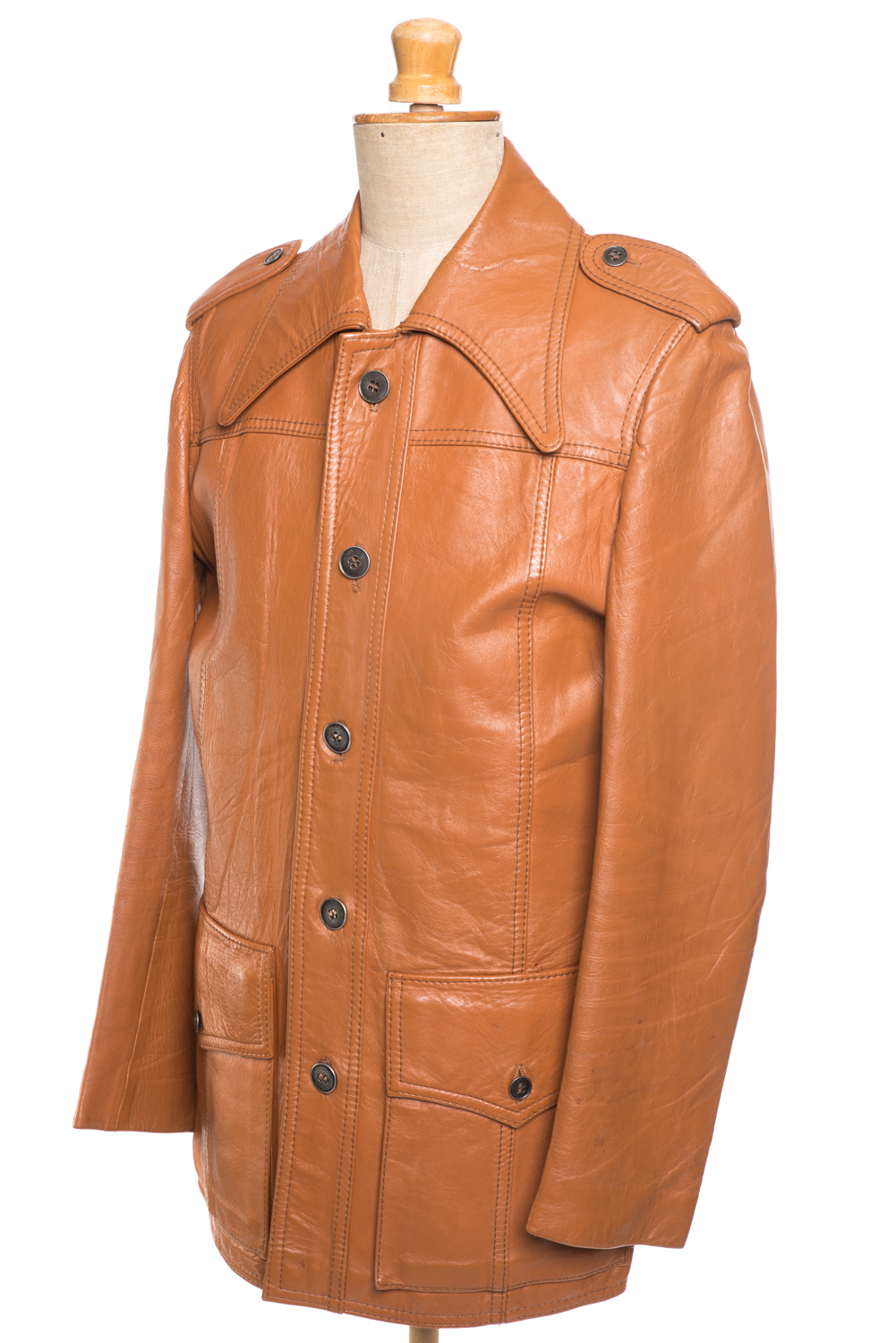 Kurtka skórzana vintage lata 70-te 48/50 (M/L)