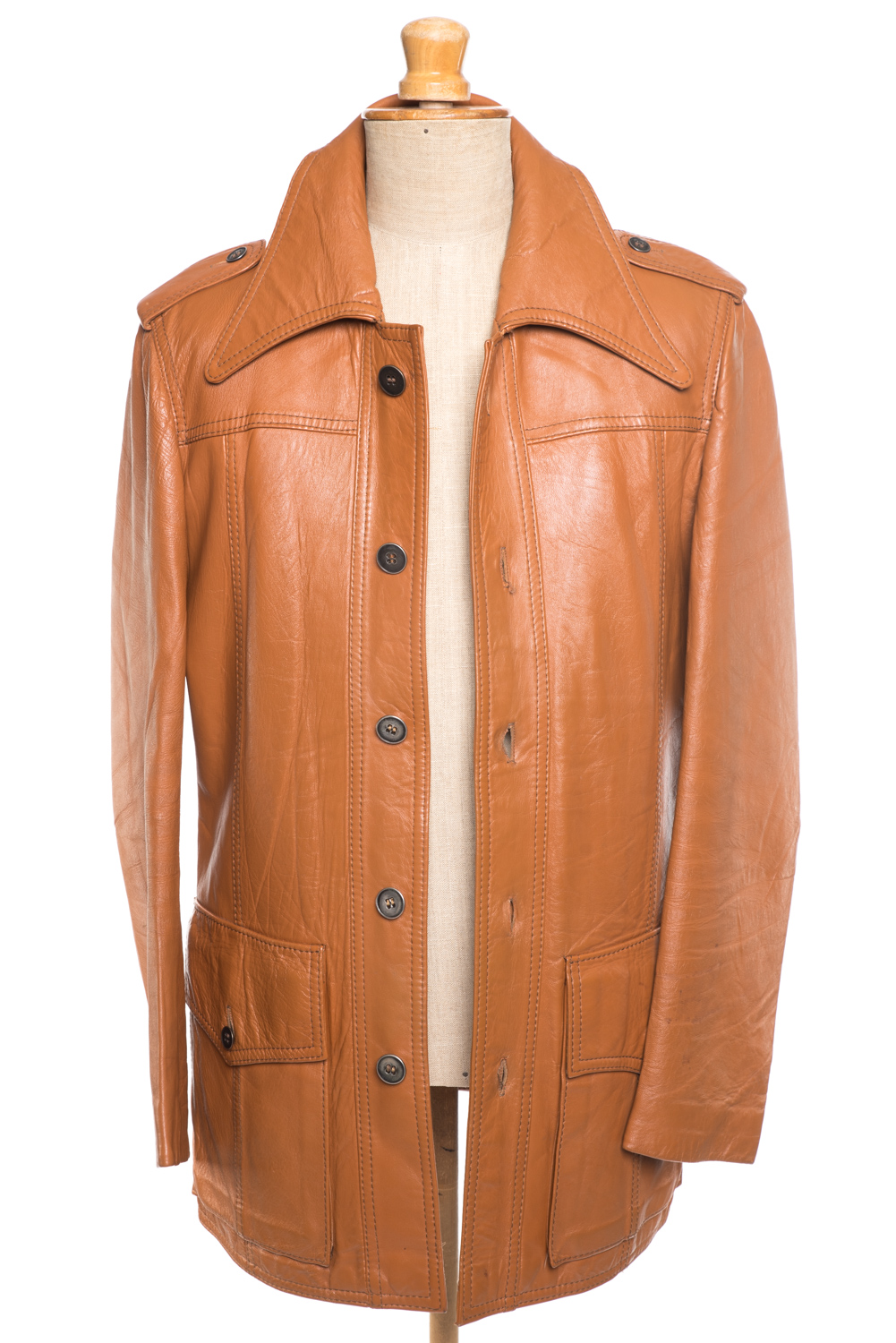 Kurtka skórzana vintage lata 70-te 48/50 (M/L)