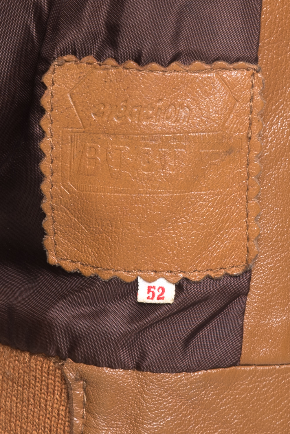 Kurtka skórzana vintage lata 70-te M/L