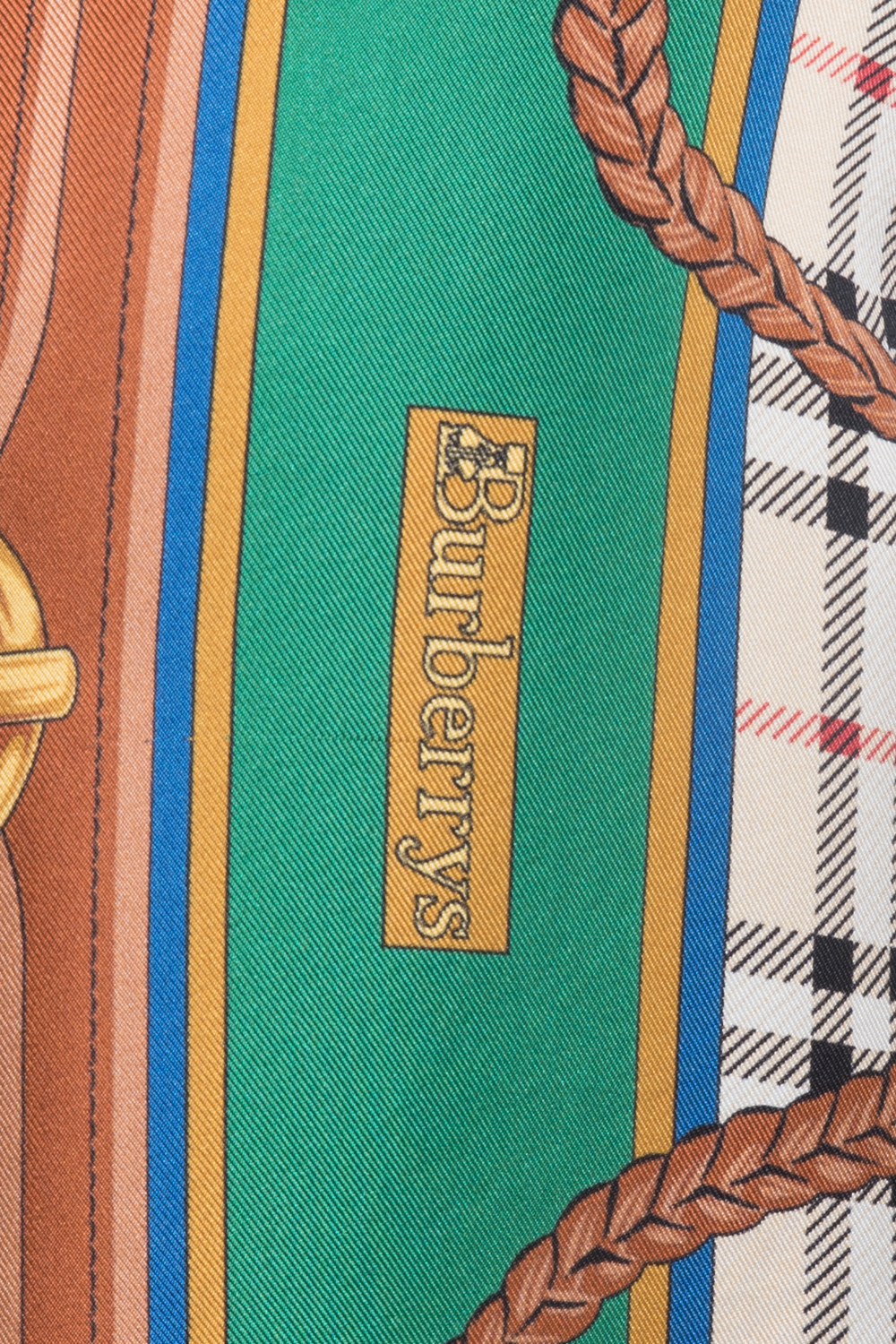 Koszula jedwabna Burberry London apaszkowa (archive scarves print) 34-36 (XS/S)