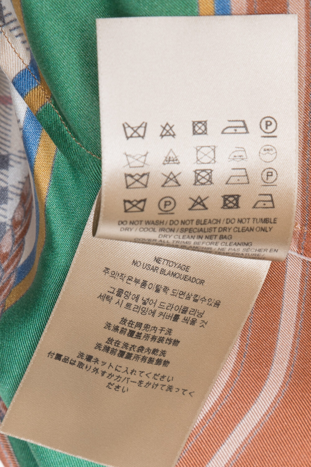 Koszula jedwabna Burberry London apaszkowa (archive scarves print) 34-36 (XS/S)