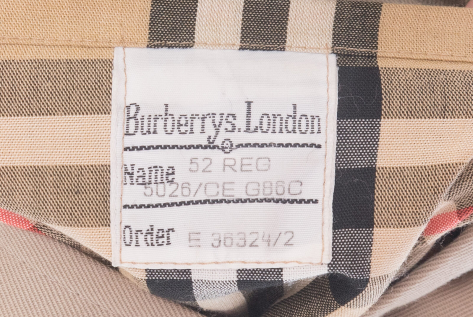 Płaszcz Burberry trencz 52 (L)