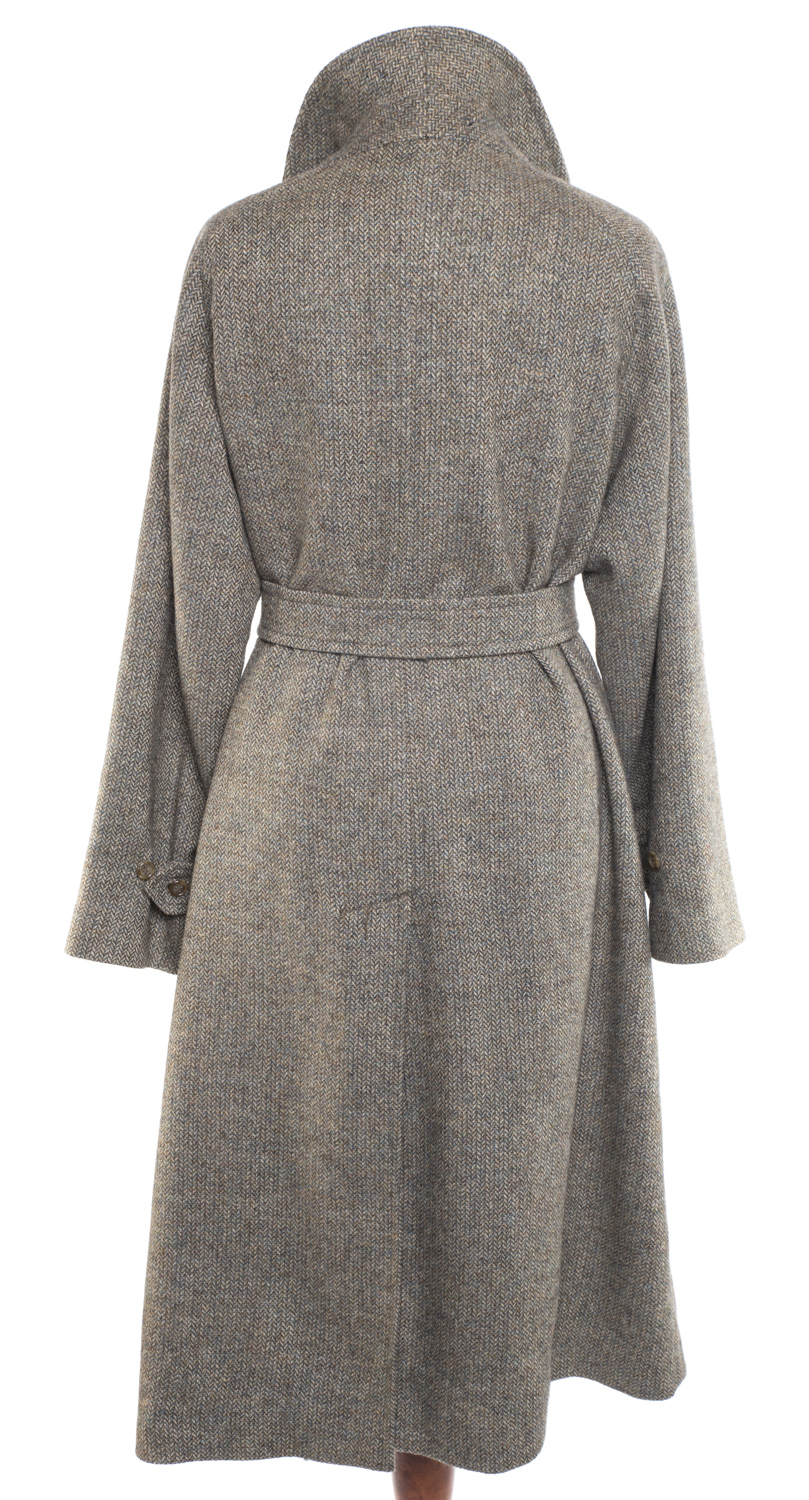 Płaszcz Burberry wełniany tweedowy 38 (M)