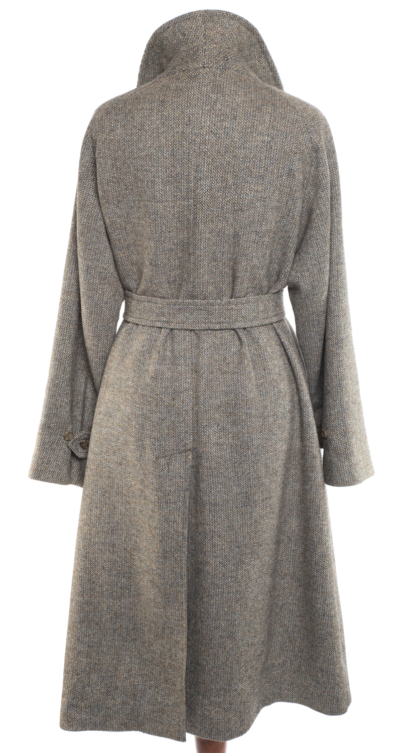 Płaszcz Burberry wełniany tweedowy 38 (M)