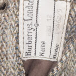 Płaszcz Burberry wełniany tweedowy 38 (M)