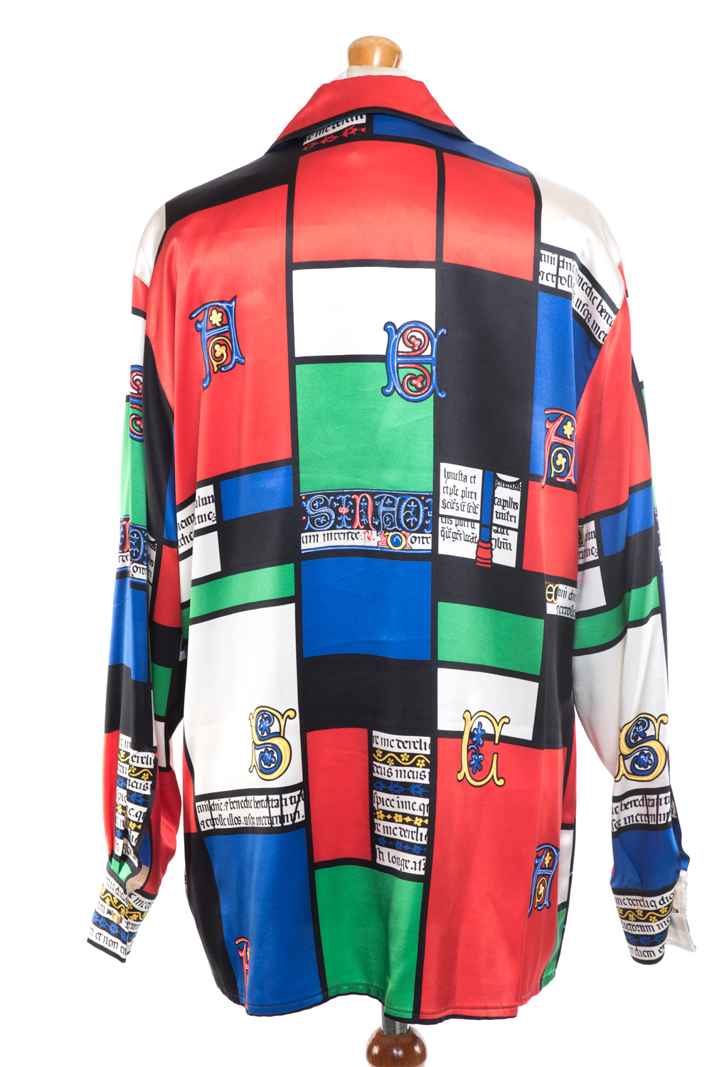 Koszula Escada Margaretha Ley jedwabna vintage z lat 90-tych M-XL