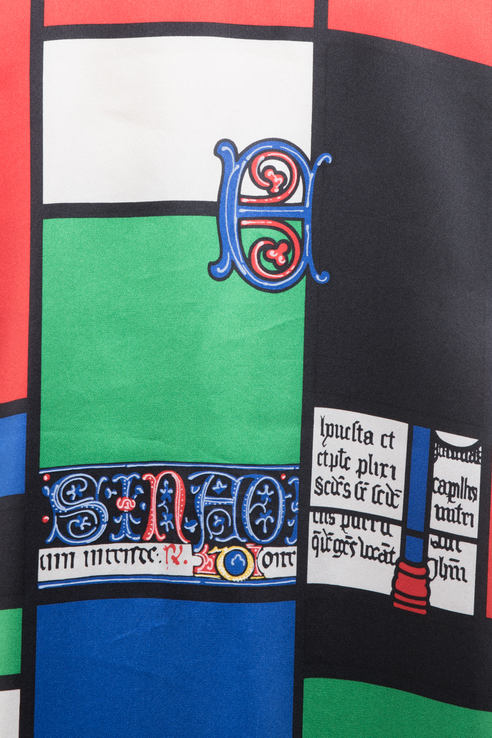 Koszula Escada Margaretha Ley jedwabna vintage z lat 90-tych M-XL