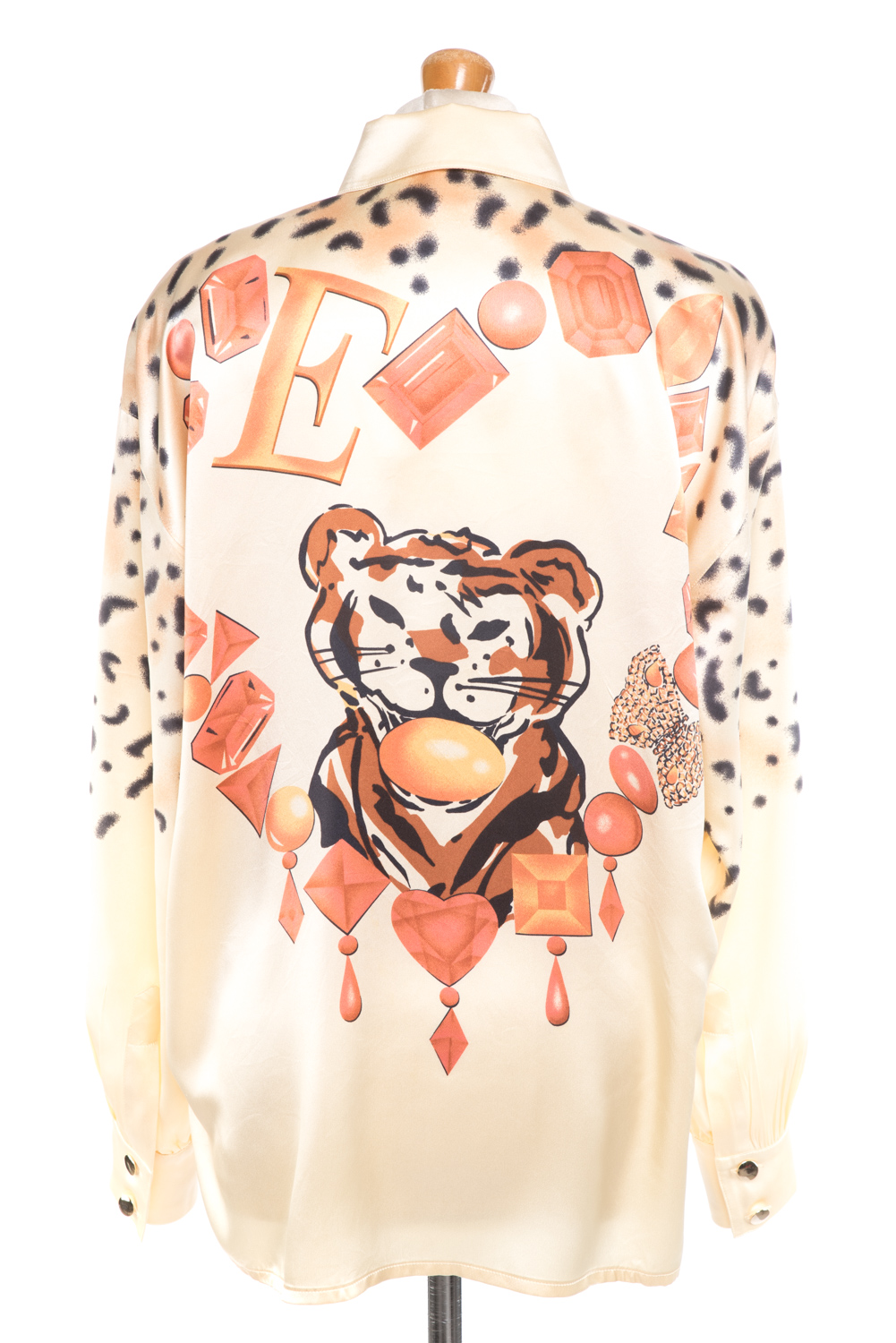 Koszula Escada Margaretha Ley jedwabna vintage z 1991r. M-XL