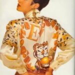 Koszula Escada Margaretha Ley jedwabna vintage z 1991r. M-XL