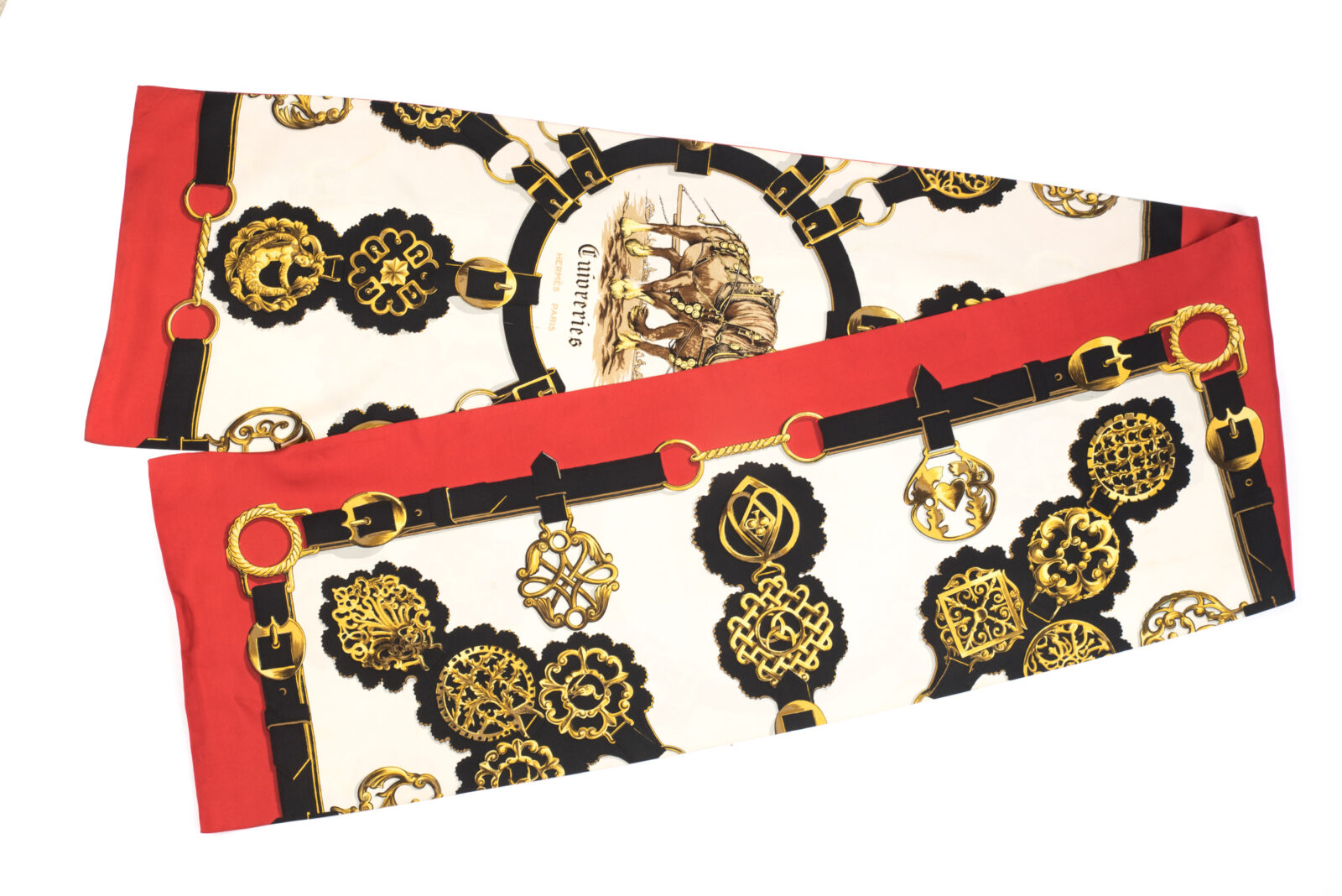 Apaszka Hermes Paris Cuivreries szal dwustronny