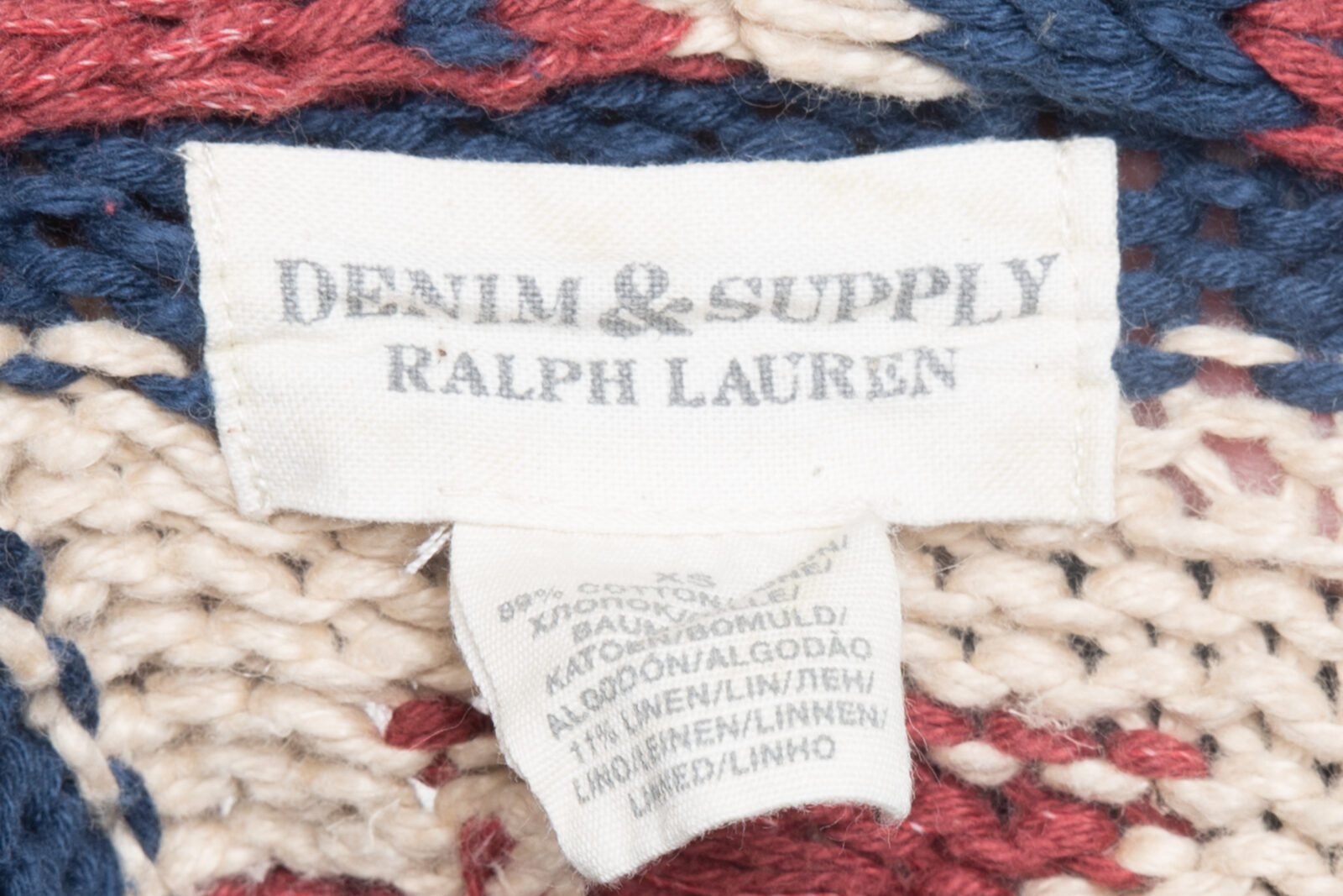Sweter Ralph Lauren Denim Supply kardigan XS