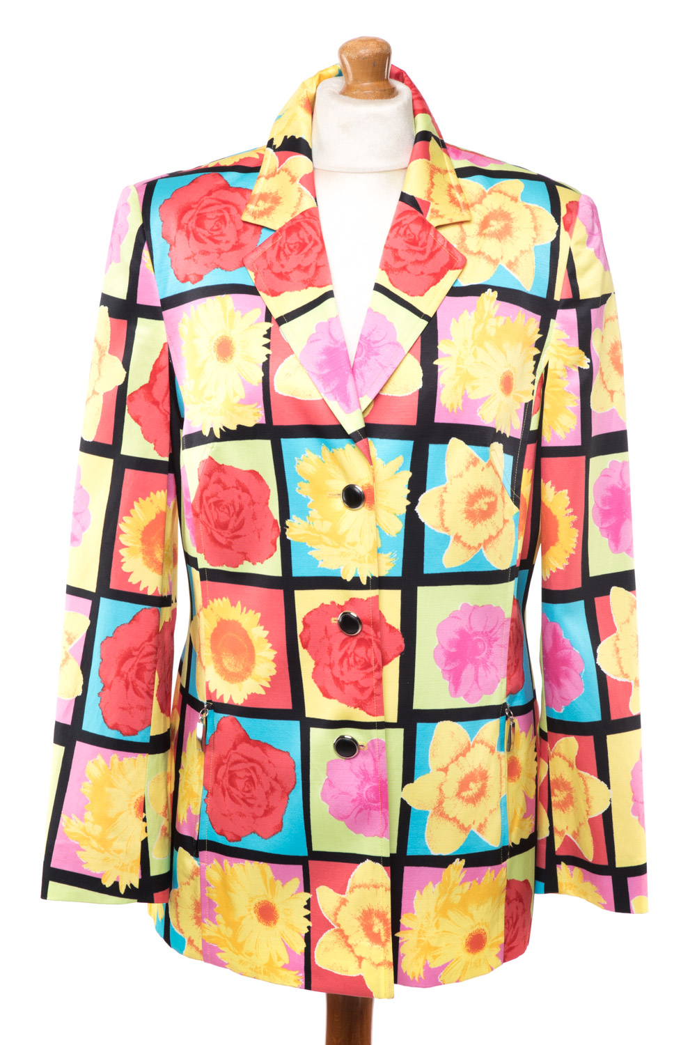 Żakiet Escada Laurel satynowy vintage lata 80-te 40 (L)