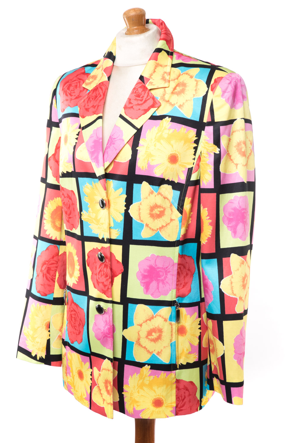 Żakiet Escada Laurel satynowy vintage lata 80-te 40 (L)