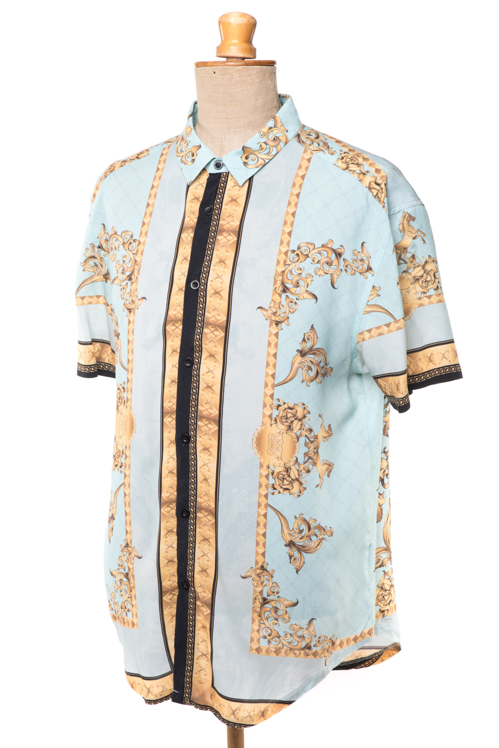 Koszula vintage lata 90-te wiskoza M/L