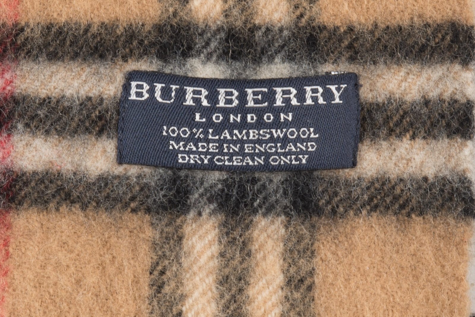Szalik Burberry London wełniany unisex bardzo długi