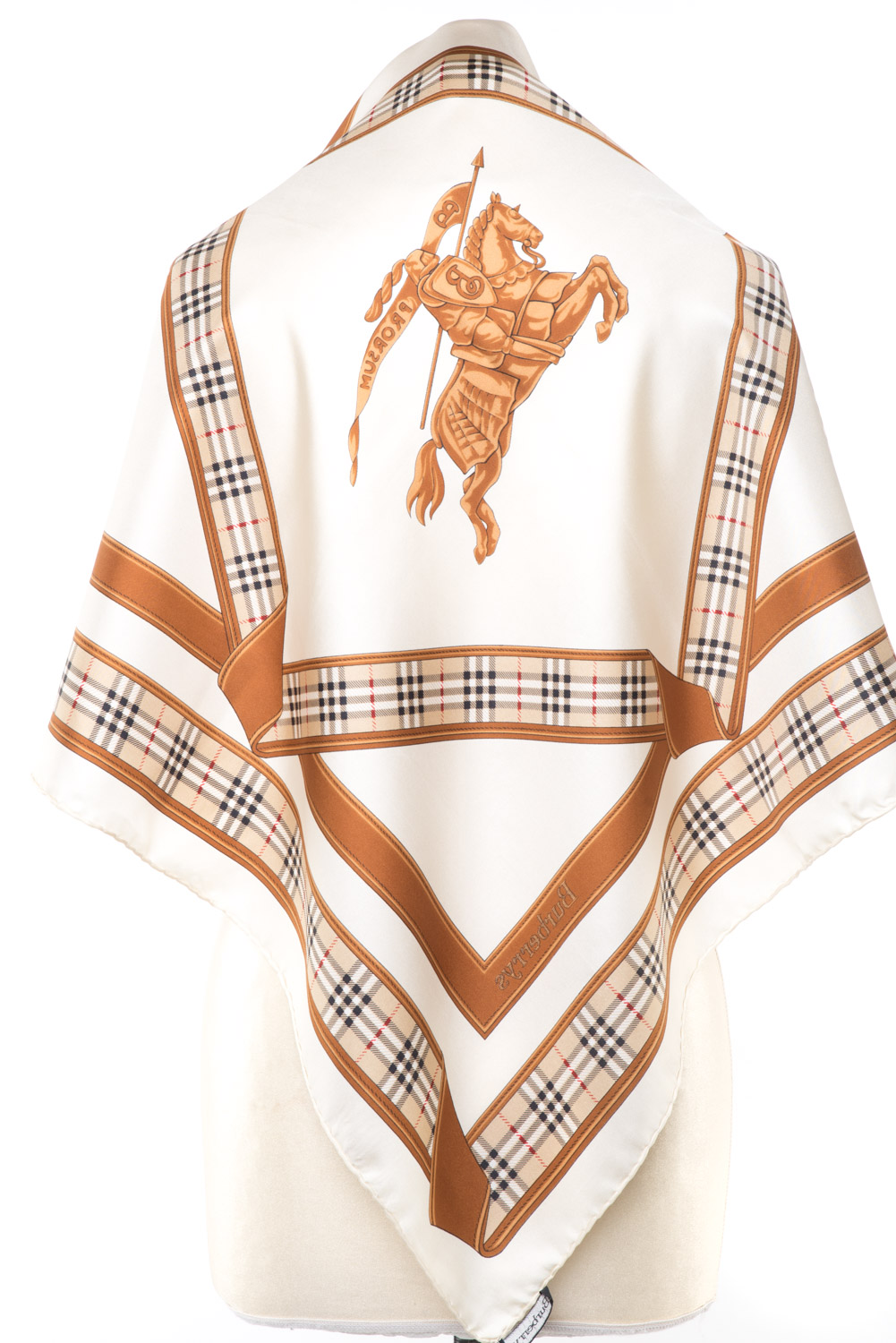 Apaszka jedwabna Burberry