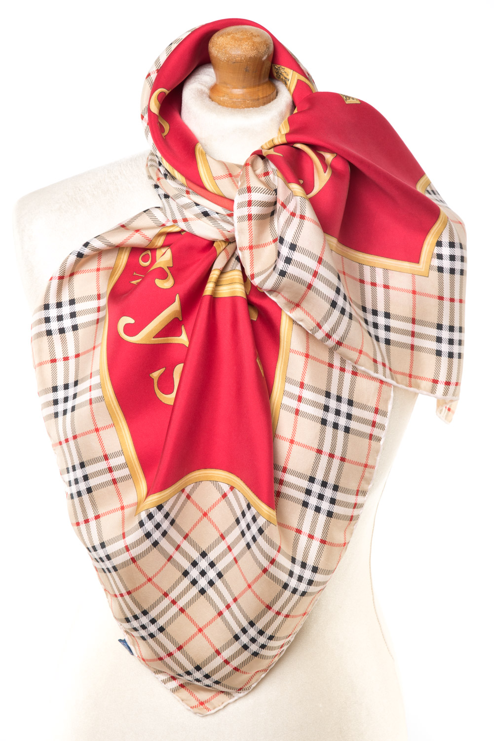 Apaszka jedwabna Burberry