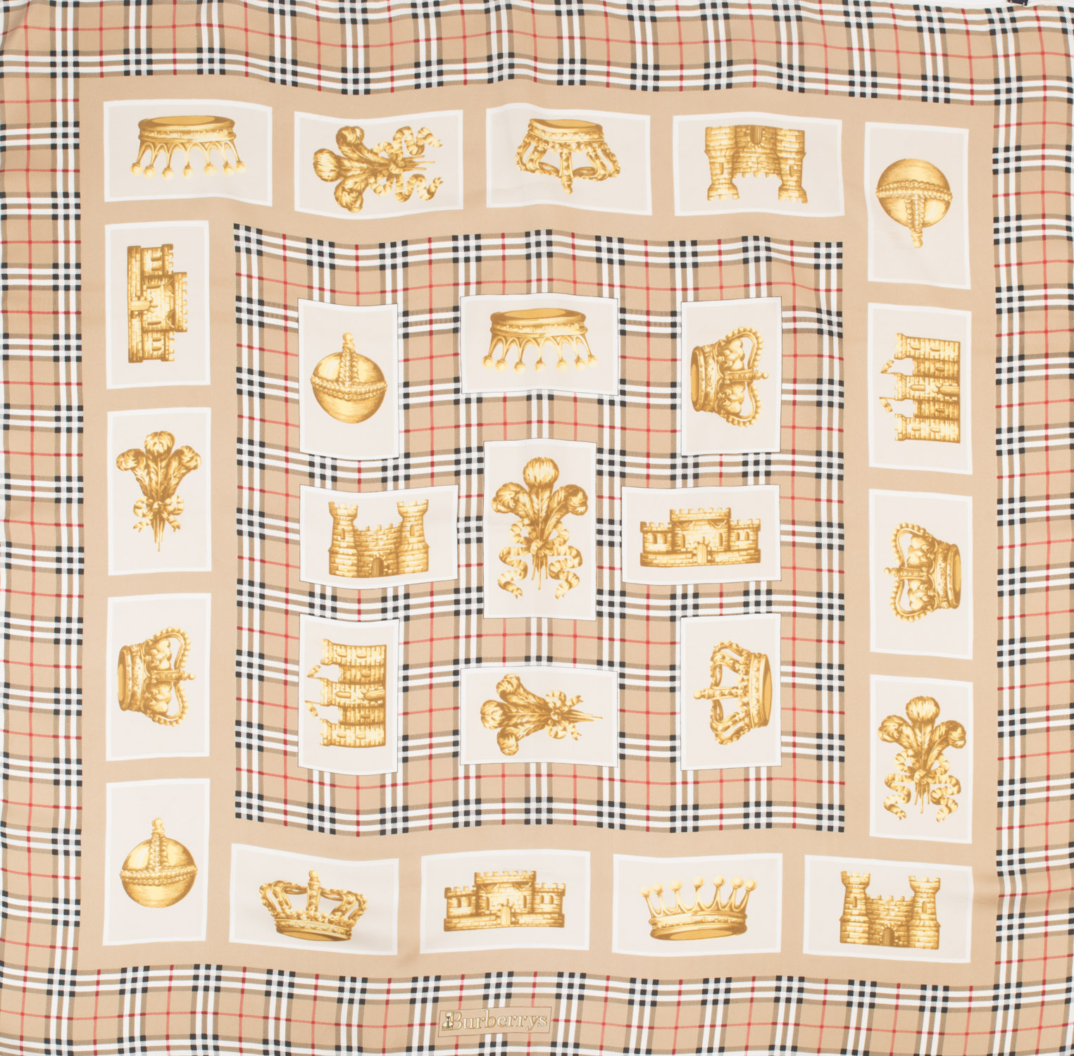 Apaszka jedwabna Burberry (nowa)