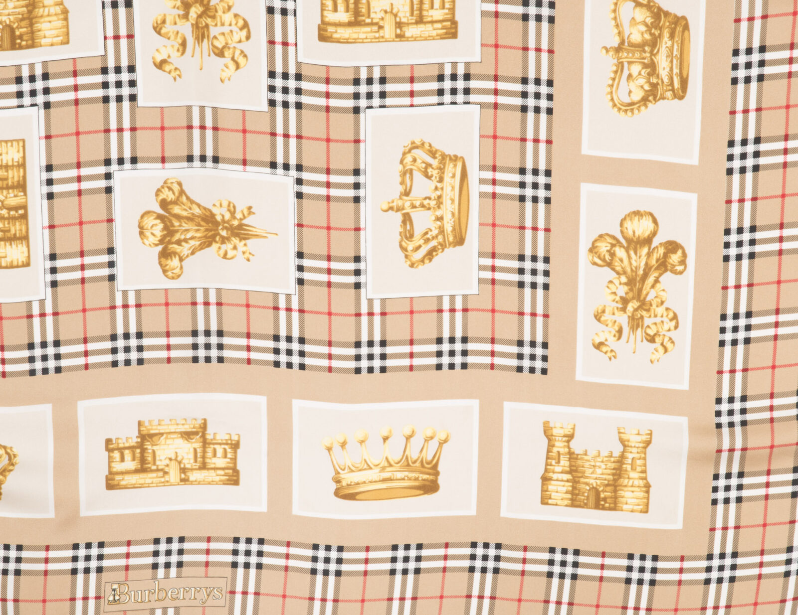 Apaszka jedwabna Burberry (nowa)