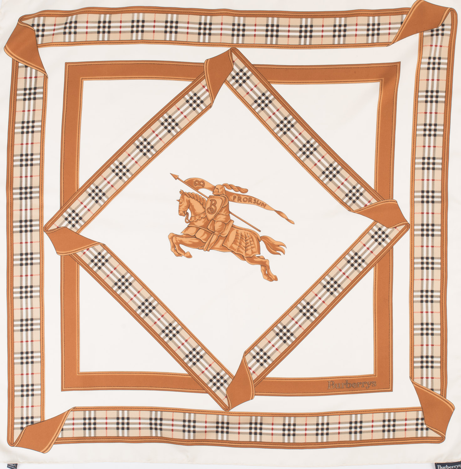 Apaszka jedwabna Burberry