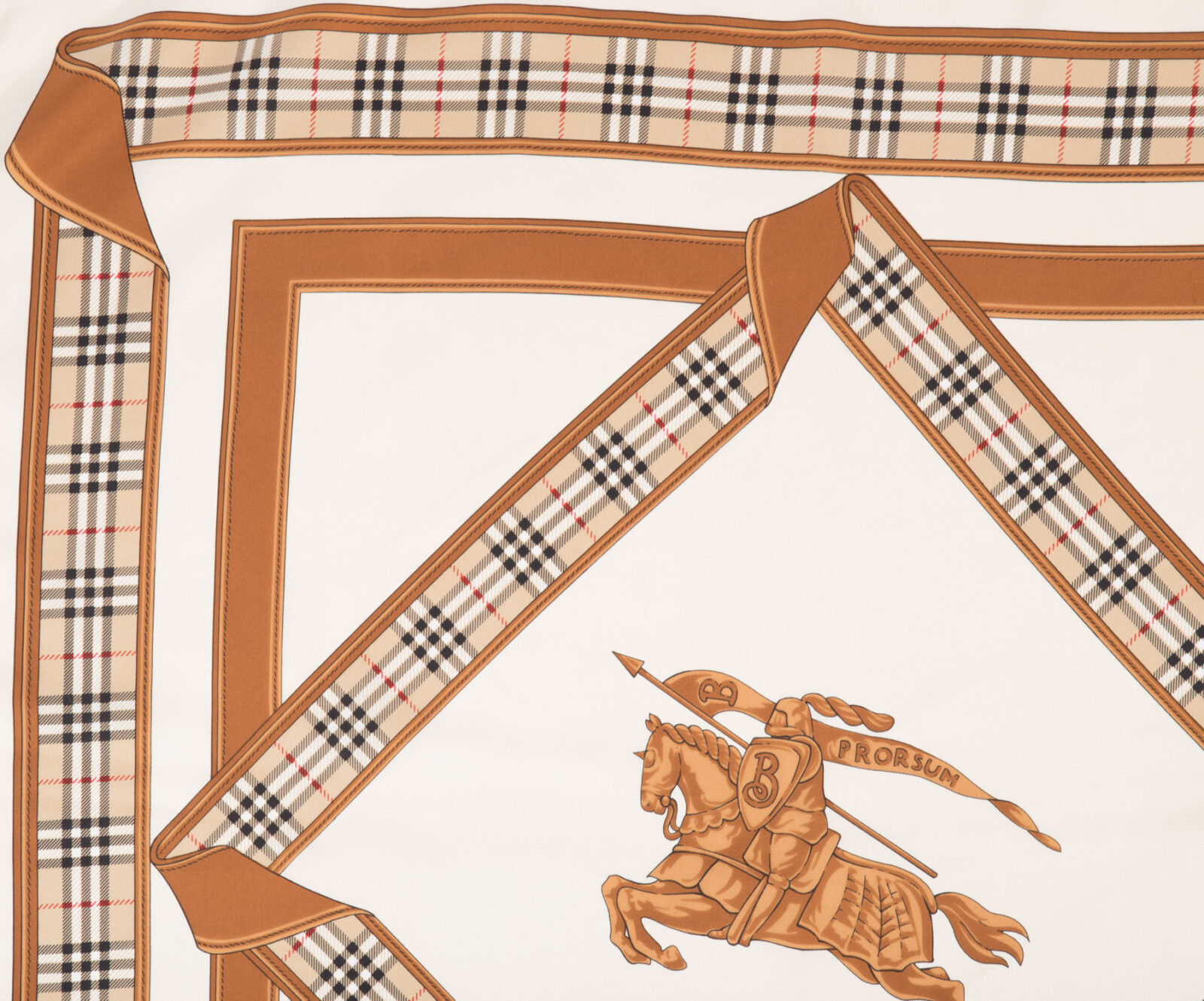 Apaszka jedwabna Burberry