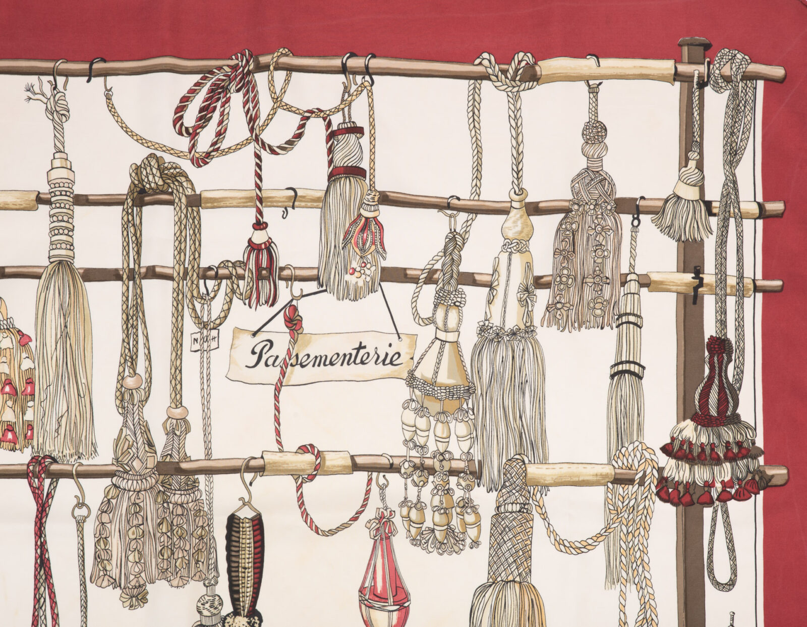 Apaszka Hermes Paris Pasementerie Francoise Heron