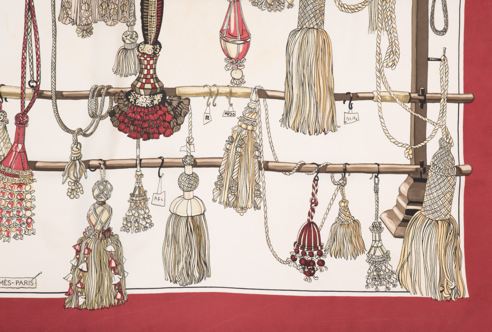Apaszka Hermes Paris Pasementerie Francoise Heron