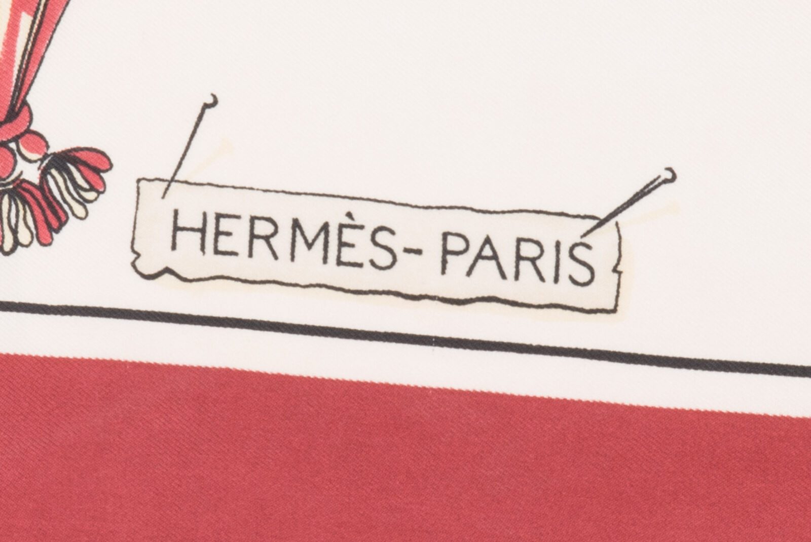Apaszka Hermes Paris Pasementerie Francoise Heron