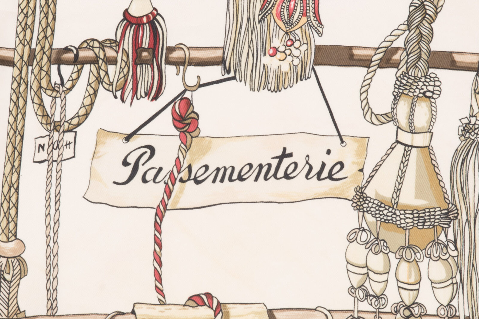 Apaszka Hermes Paris Pasementerie Francoise Heron