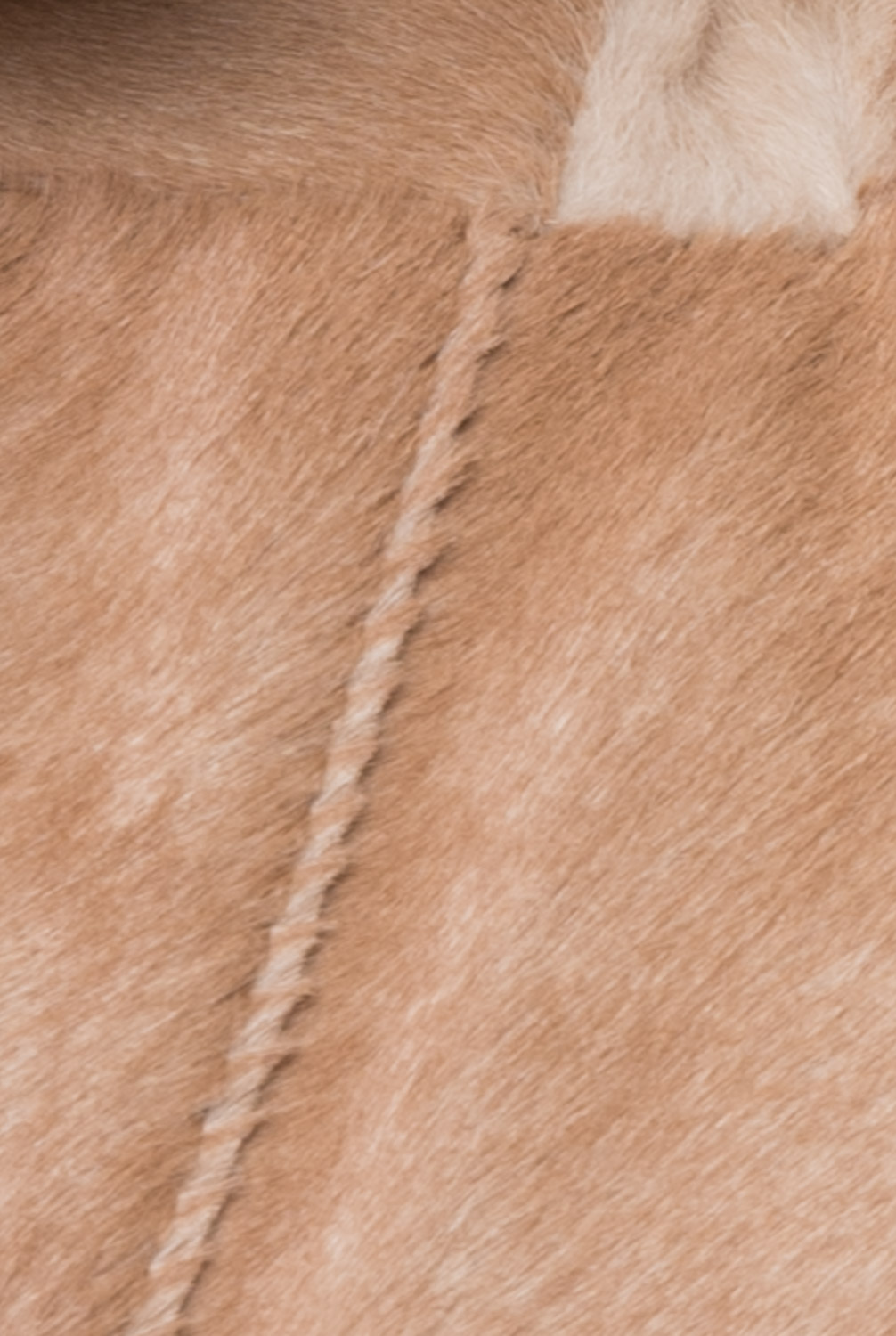 Kurtka skórzana z włosiem/żakiet Hugo Boss pony hair 36/38 (S/M)