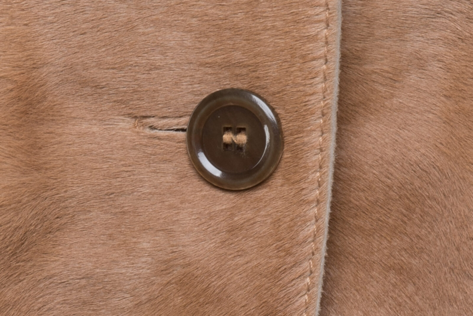 Kurtka skórzana z włosiem/żakiet Hugo Boss pony hair 36/38 (S/M)