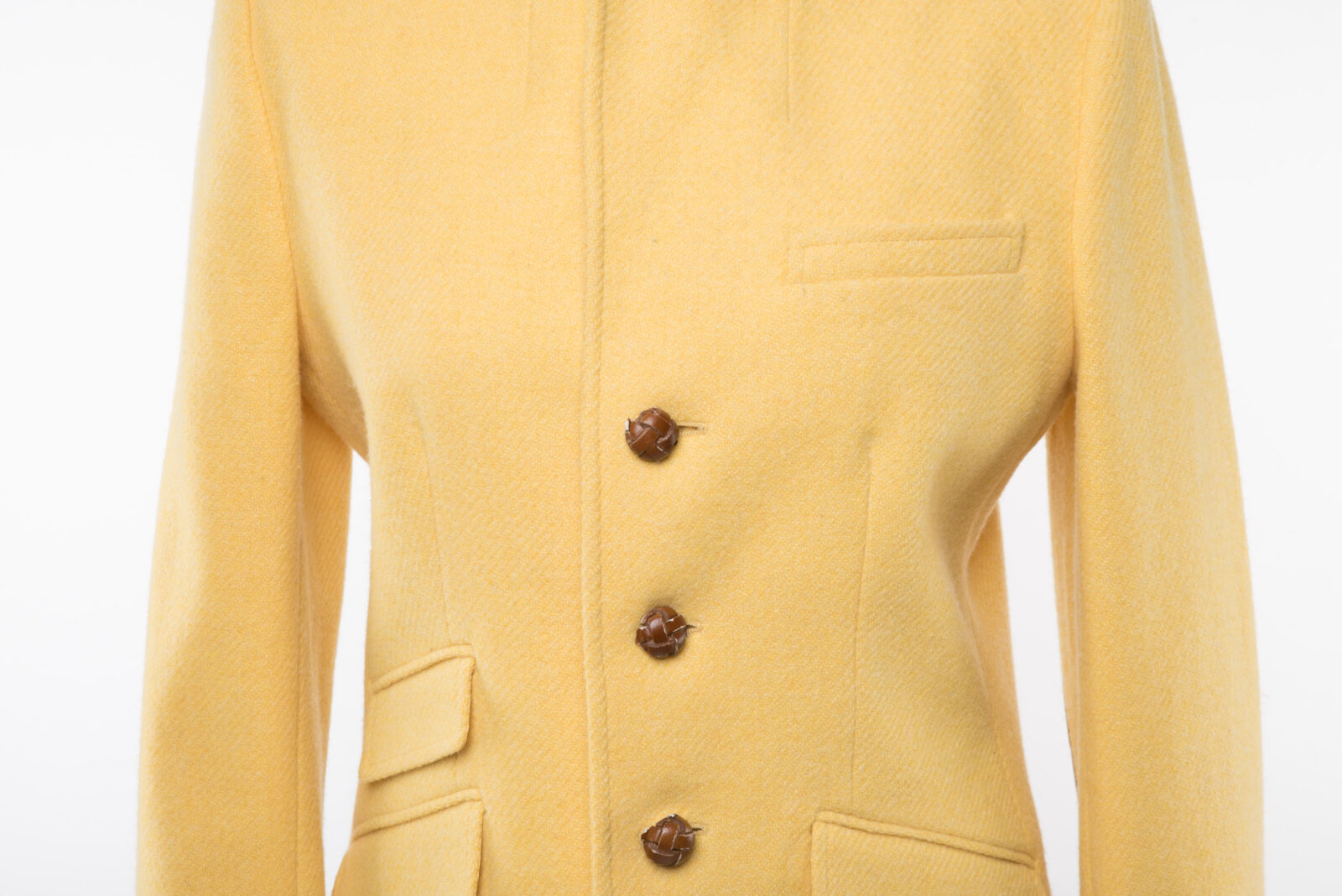 Żakiet tweedowy Ralph Lauren Polo wełniany z zamszowymi łatami 38 (M)