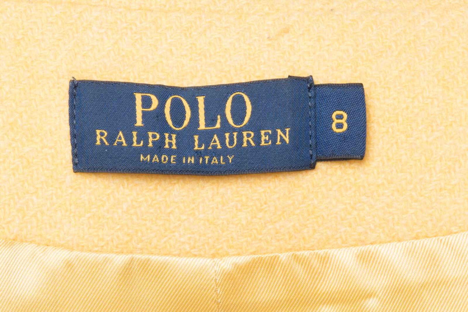 Żakiet tweedowy Ralph Lauren Polo wełniany z zamszowymi łatami 38 (M)
