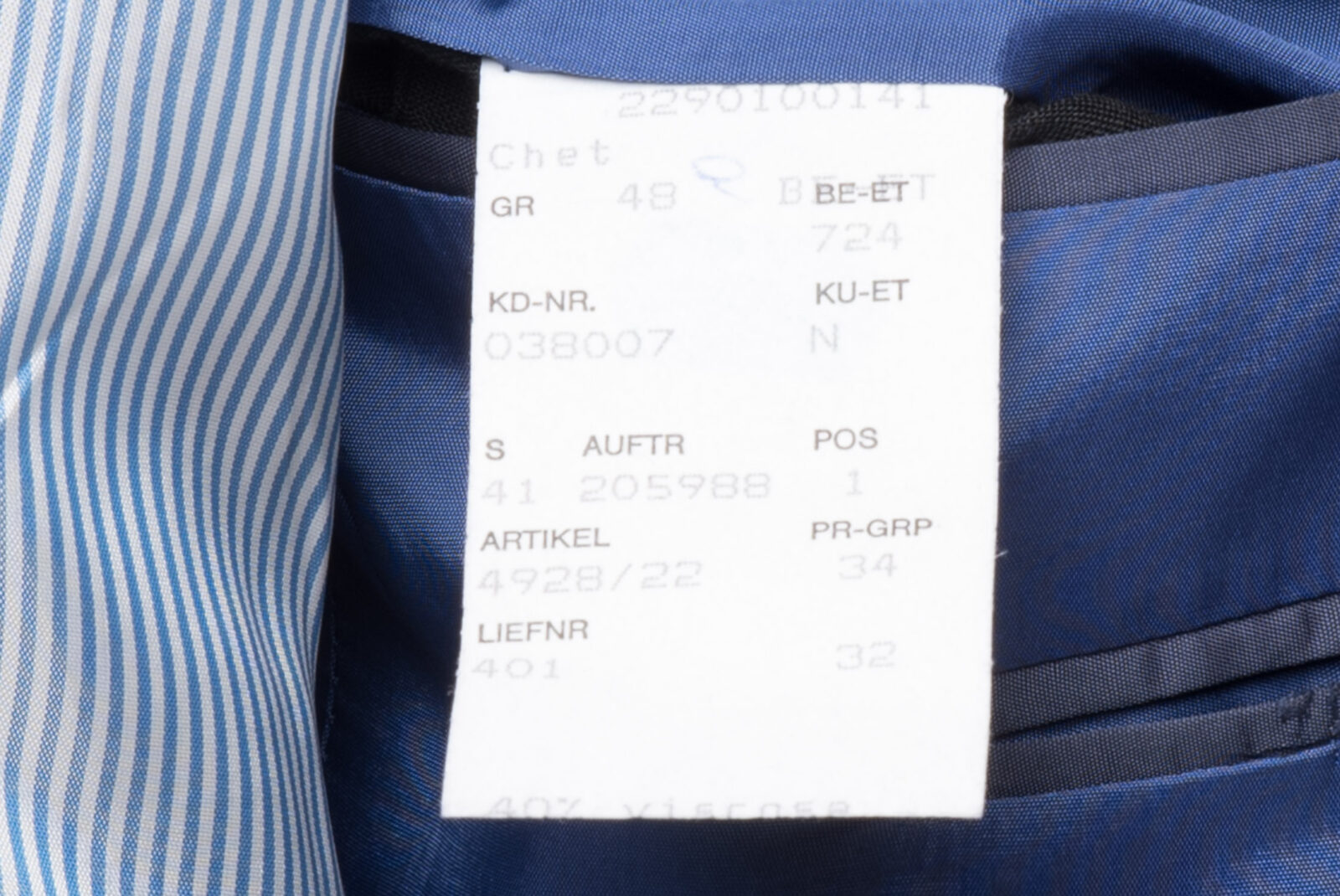 Marynarka Tommy Hilfiger wiskoza/len/wełna 48 (M)