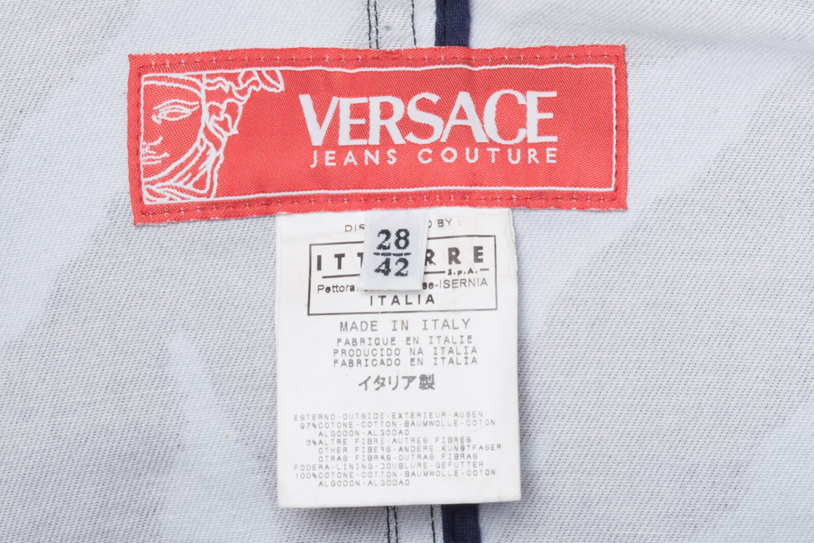 Żakiet/kurtka Versace Jeans Couture jeansowy 36 (S)