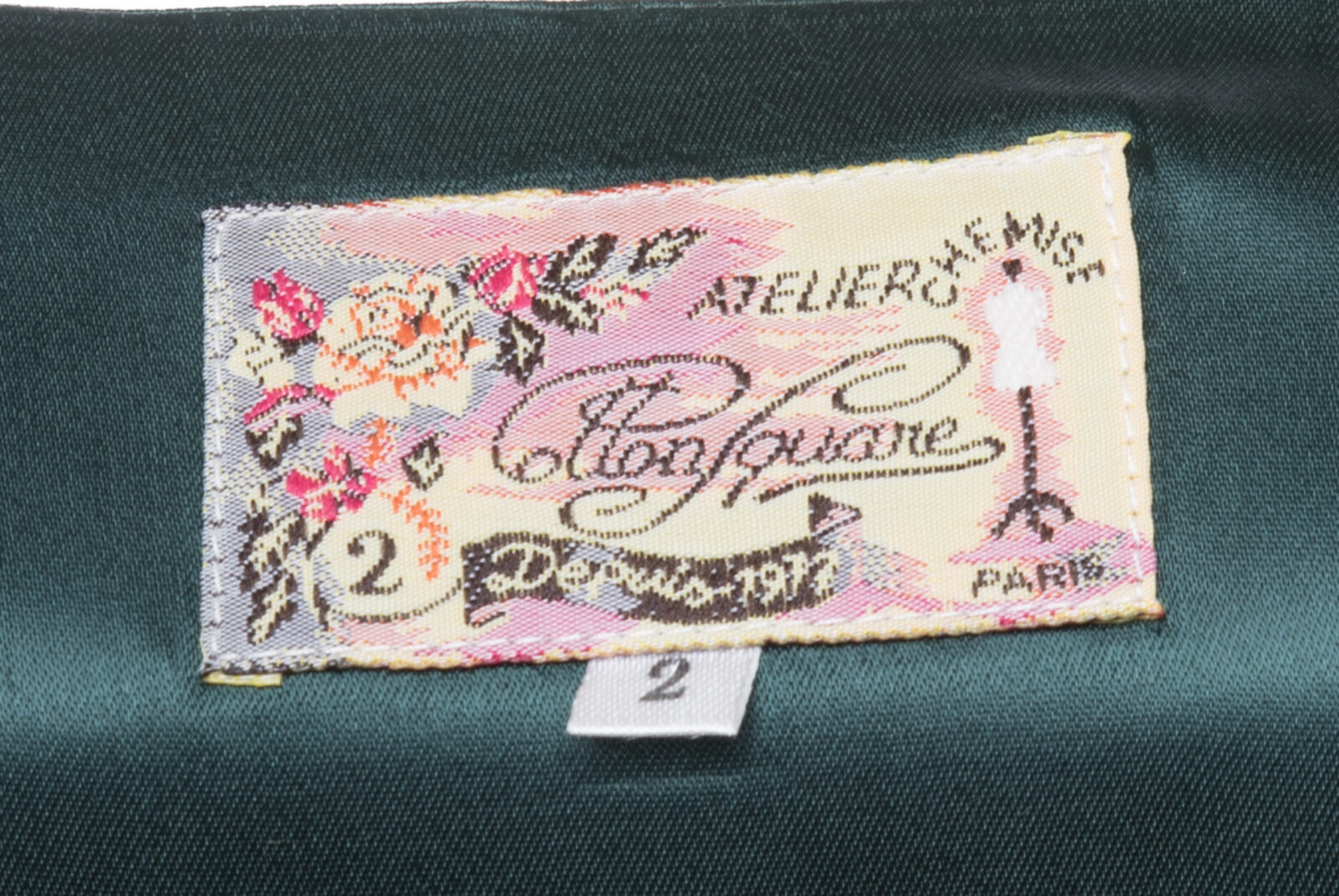 Kamizelka jedwabna vintage lata 80-te made in France 36 (S)