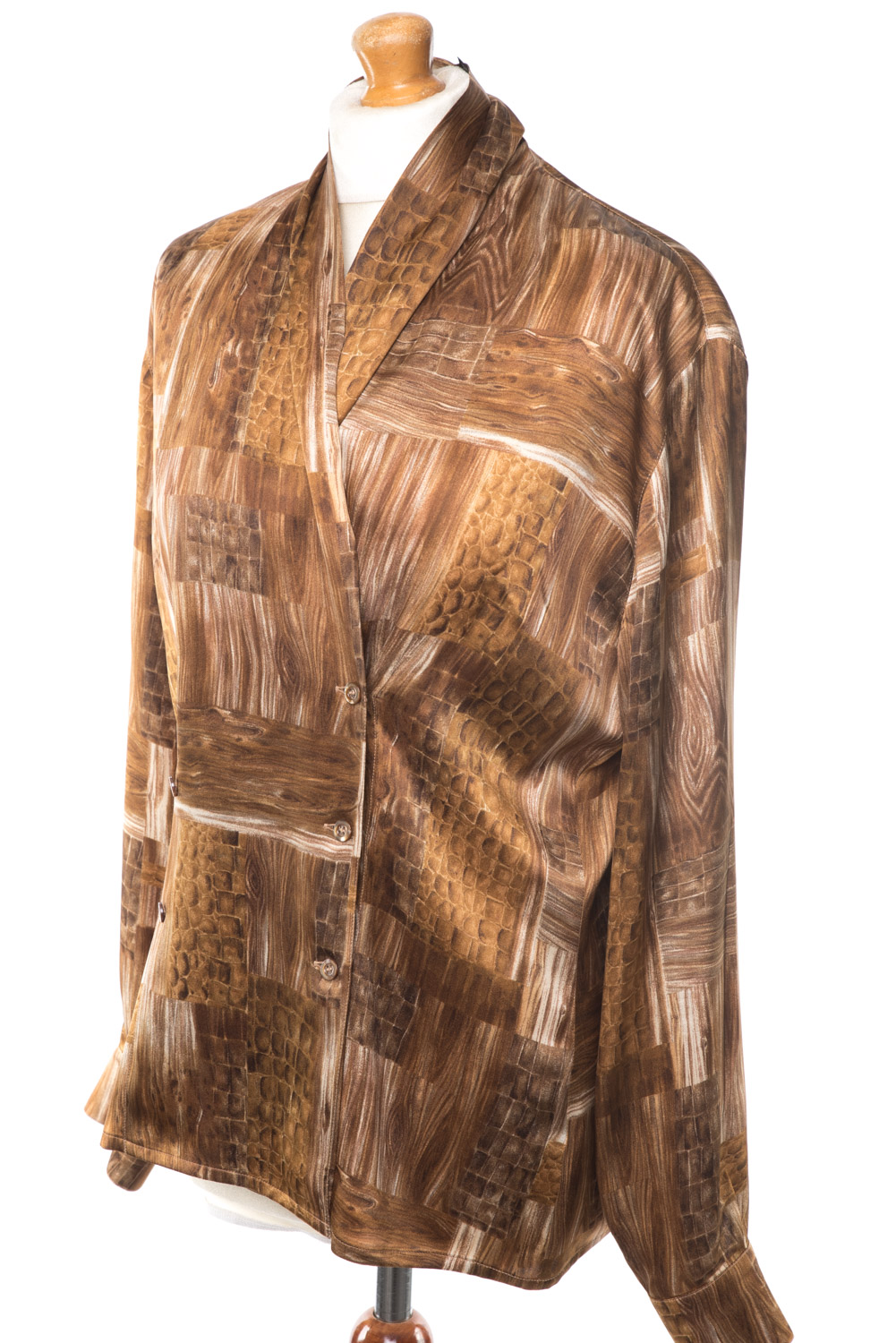 Koszula Escada Margaretha Ley jedwabna vintage lata 80-te 38/40 (M/L)