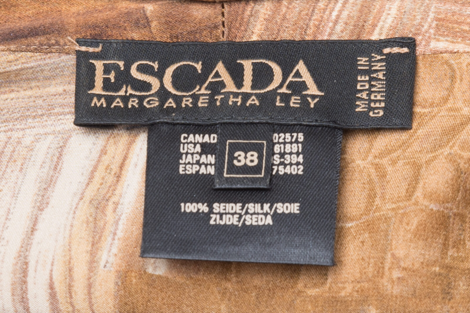 Koszula Escada Margaretha Ley jedwabna vintage lata 80-te 38/40 (M/L)