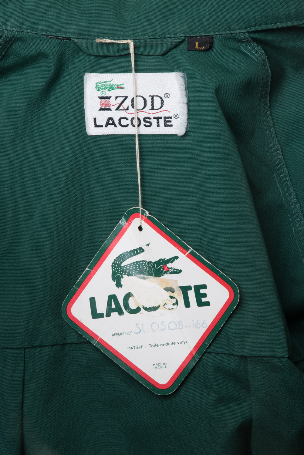 Kurtka Lacoste harrington vintage lata 80-te L (nowa)