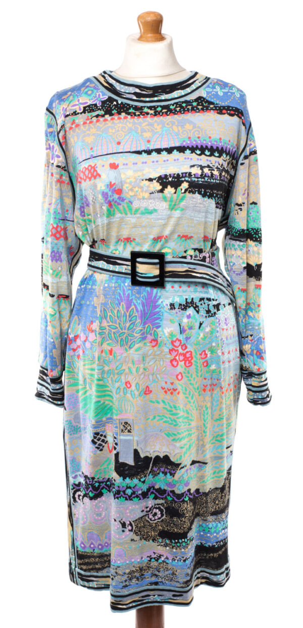 Sukienka Leonard Paris vintage lata 80-te 40/42 (L/XL)