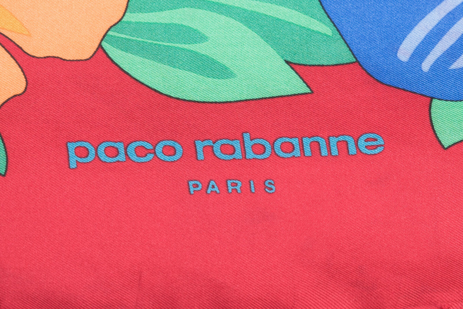 Apaszka jedwabna Paco Rabanne Paris