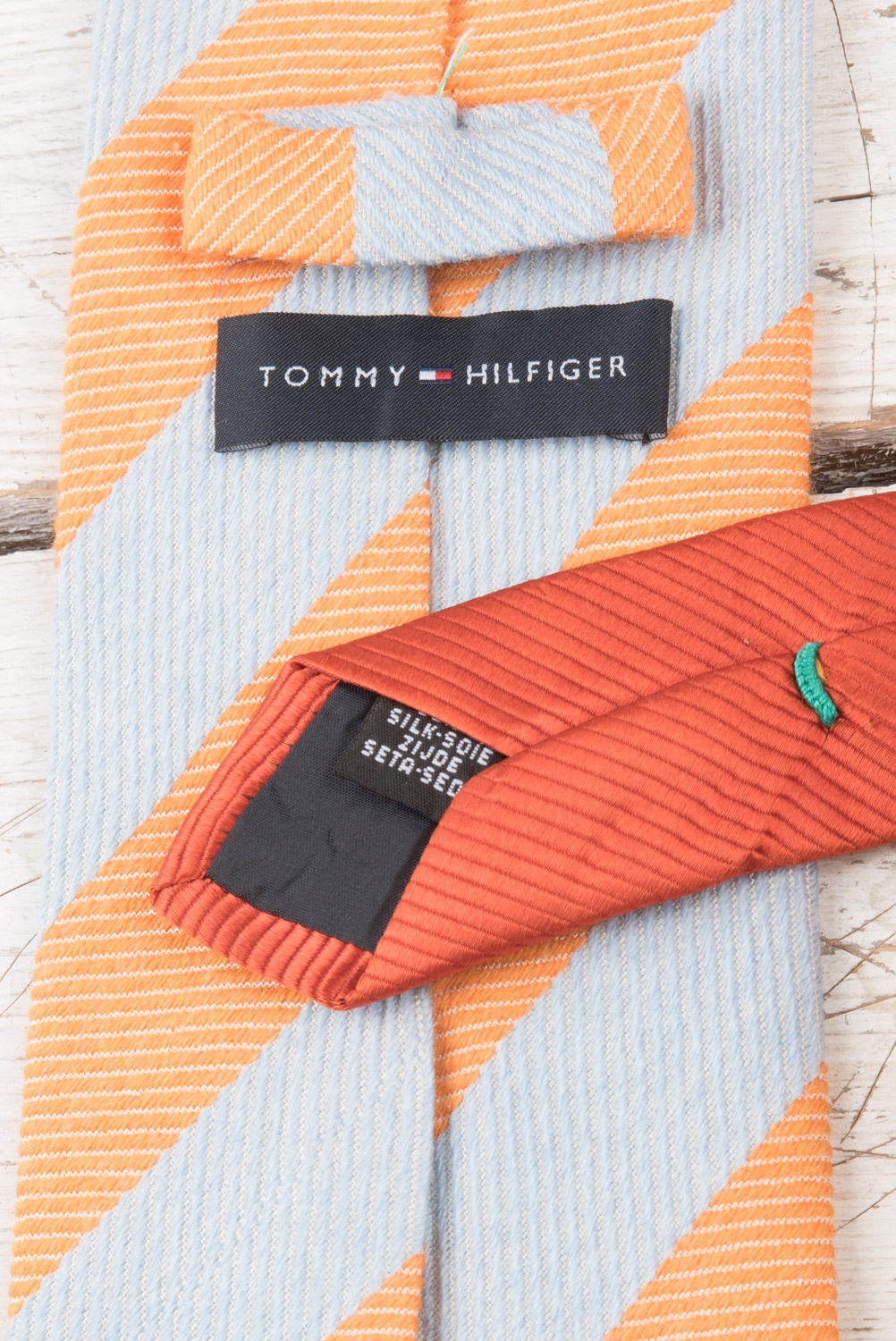Krawat jedwabny Tommy Hilfiger